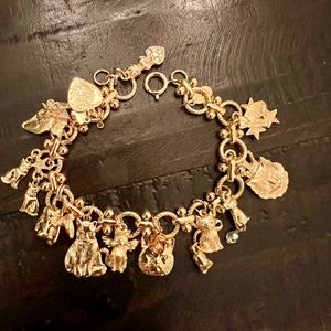 Kirk’s Folly Gold Cat Charm Bracelet